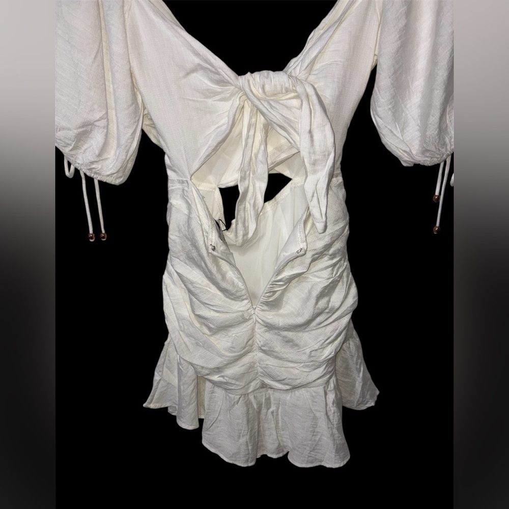 HELLO MOLLY Move To My Beat Mini Dress white size S Resort Festival - Picture 5 of 10